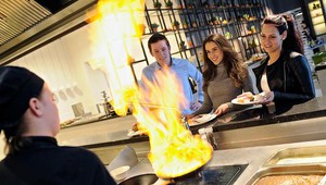 Live cooking